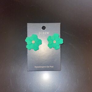 J. Crew Flower Earrings